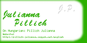 julianna pillich business card